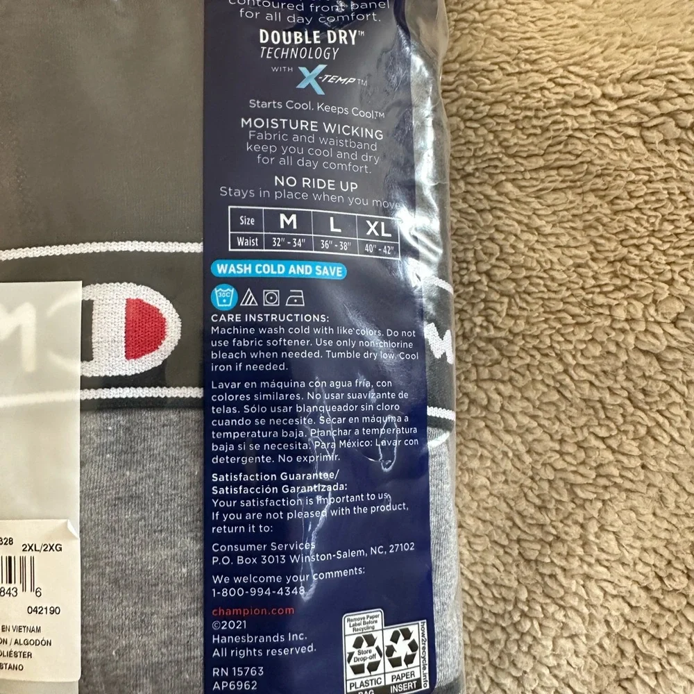 NWT Champion Elite  5 boxer briefs 2XL - Picture 3 of 3